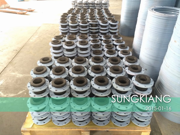 上海水泵廠配套橡膠接頭發貨