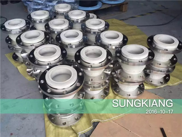 中石油天津項目食品*白色天然硅膠橡膠軟接頭