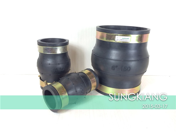 KKT型卡箍式橡膠防震接頭，淞江KKT型卡箍式橡膠防震接頭