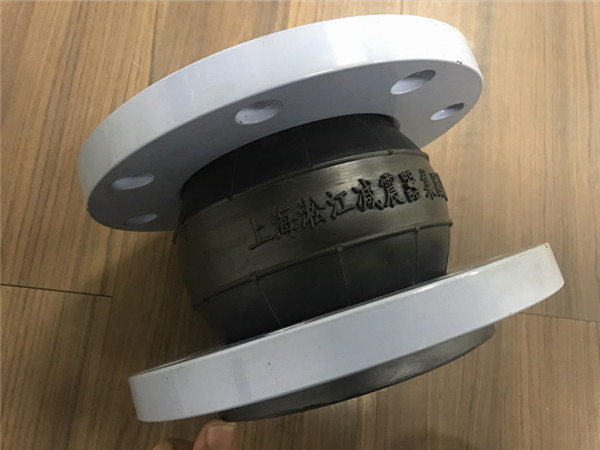 DN300口徑400長的PP法蘭橡膠軟連接